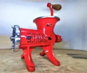 old manual meat grinder