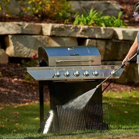 Power Wash Weber Grill